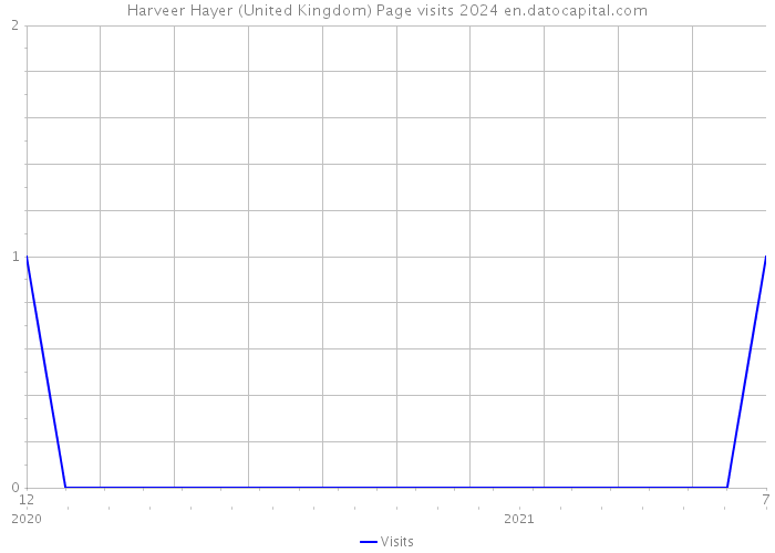 Harveer Hayer (United Kingdom) Page visits 2024 