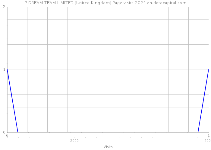 P DREAM TEAM LIMITED (United Kingdom) Page visits 2024 