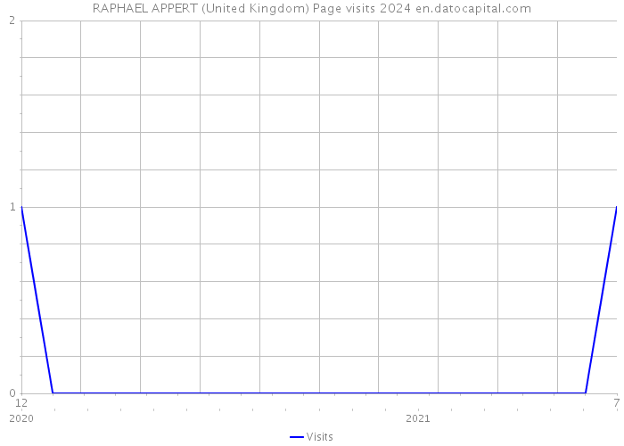 RAPHAEL APPERT (United Kingdom) Page visits 2024 