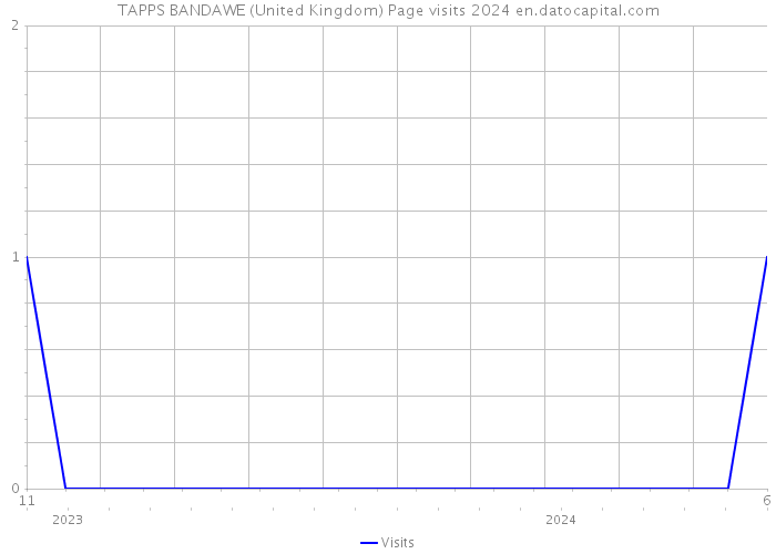 TAPPS BANDAWE (United Kingdom) Page visits 2024 