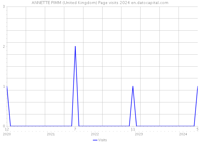 ANNETTE PIMM (United Kingdom) Page visits 2024 