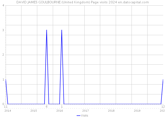 DAVID JAMES GOULBOURNE (United Kingdom) Page visits 2024 