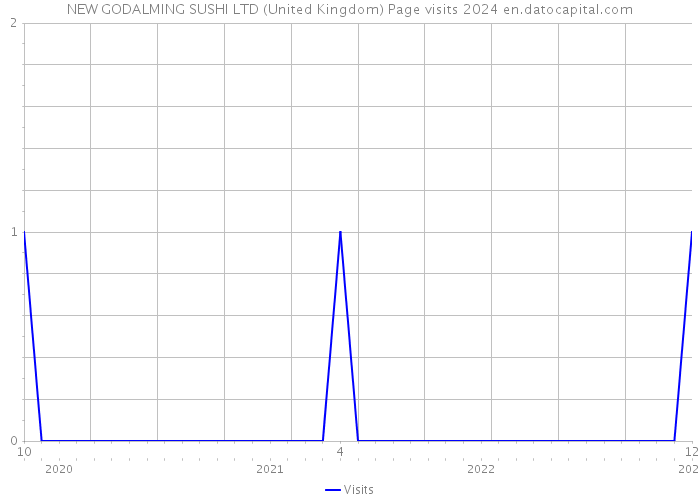 NEW GODALMING SUSHI LTD (United Kingdom) Page visits 2024 