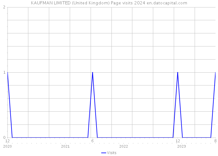 KAUFMAN LIMITED (United Kingdom) Page visits 2024 