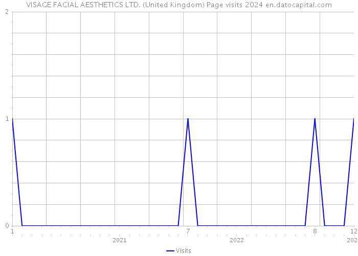 VISAGE FACIAL AESTHETICS LTD. (United Kingdom) Page visits 2024 