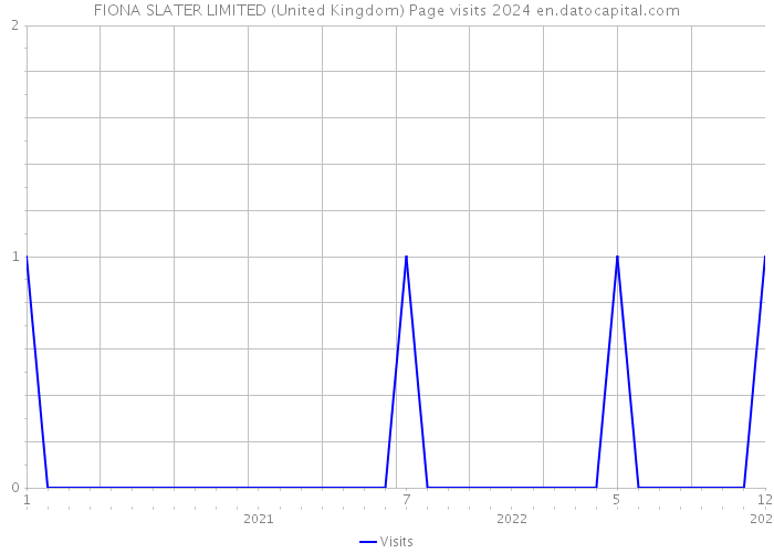 FIONA SLATER LIMITED (United Kingdom) Page visits 2024 