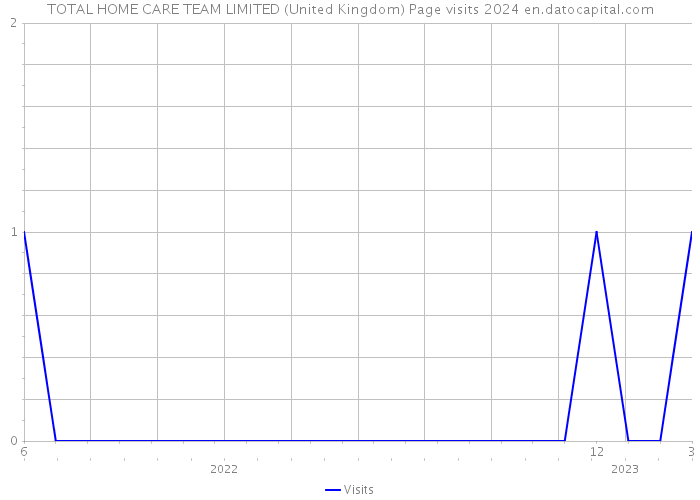TOTAL HOME CARE TEAM LIMITED (United Kingdom) Page visits 2024 
