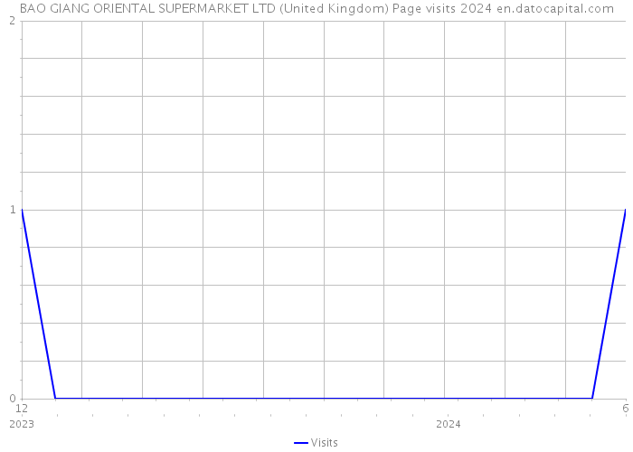 BAO GIANG ORIENTAL SUPERMARKET LTD (United Kingdom) Page visits 2024 