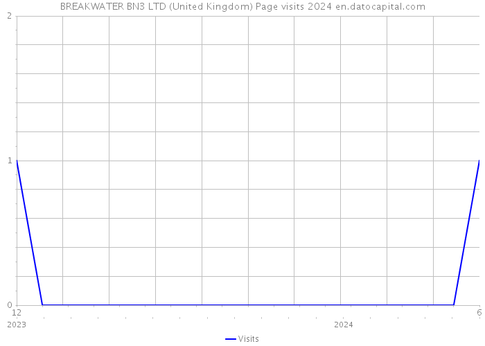 BREAKWATER BN3 LTD (United Kingdom) Page visits 2024 