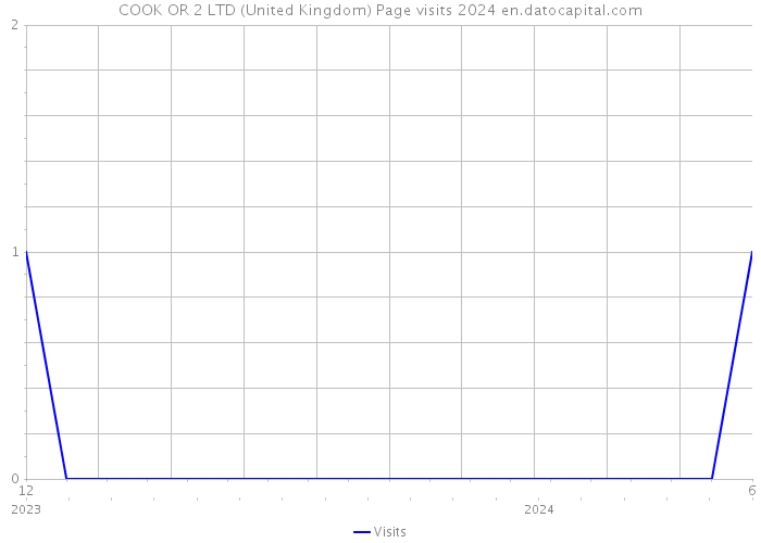 COOK OR 2 LTD (United Kingdom) Page visits 2024 