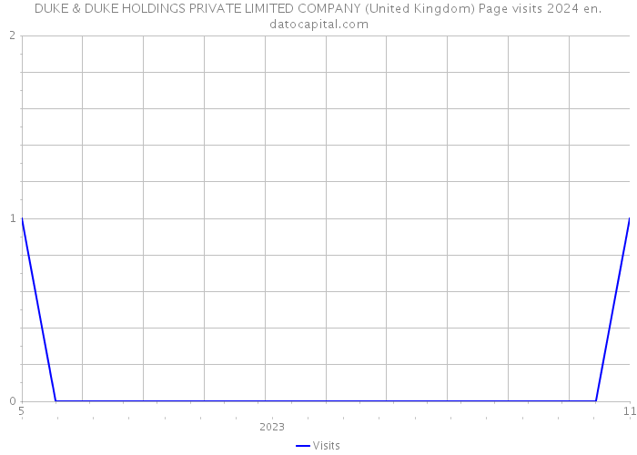 DUKE & DUKE HOLDINGS PRIVATE LIMITED COMPANY (United Kingdom) Page visits 2024 