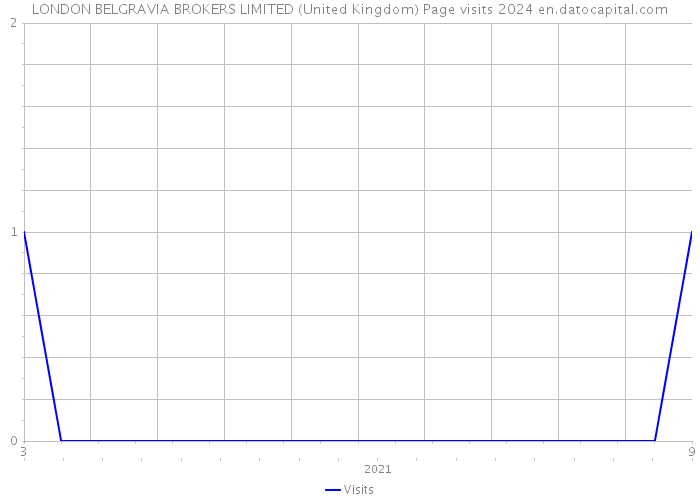 LONDON BELGRAVIA BROKERS LIMITED (United Kingdom) Page visits 2024 