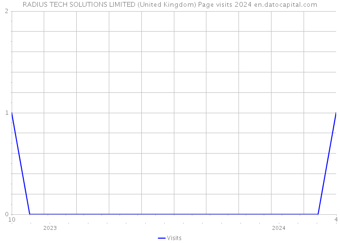 RADIUS TECH SOLUTIONS LIMITED (United Kingdom) Page visits 2024 