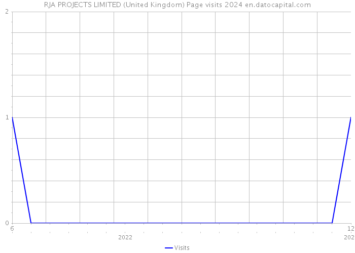 RJA PROJECTS LIMITED (United Kingdom) Page visits 2024 