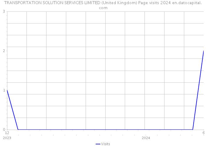 TRANSPORTATION SOLUTION SERVICES LIMITED (United Kingdom) Page visits 2024 