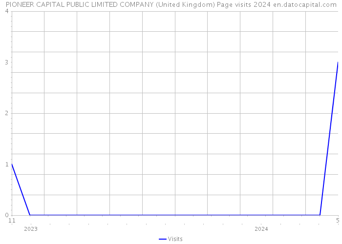 PIONEER CAPITAL PUBLIC LIMITED COMPANY (United Kingdom) Page visits 2024 