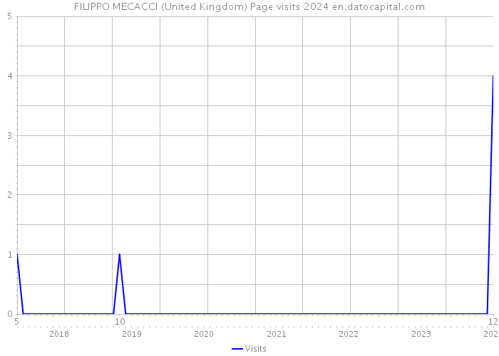 FILIPPO MECACCI (United Kingdom) Page visits 2024 