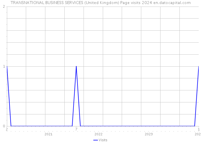 TRANSNATIONAL BUSINESS SERVICES (United Kingdom) Page visits 2024 