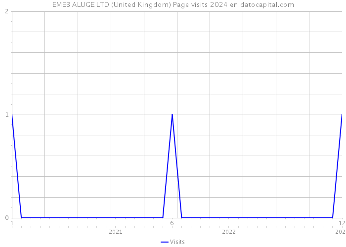 EMEB ALUGE LTD (United Kingdom) Page visits 2024 