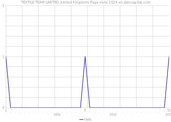 TEXTILE TEAM LIMITED (United Kingdom) Page visits 2024 