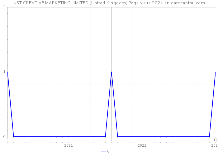 NBT CREATIVE MARKETING LIMITED (United Kingdom) Page visits 2024 