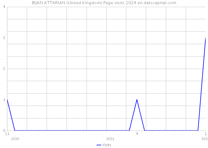 BIJAN ATTARIAN (United Kingdom) Page visits 2024 