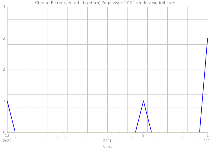 Gideon Bierer (United Kingdom) Page visits 2024 