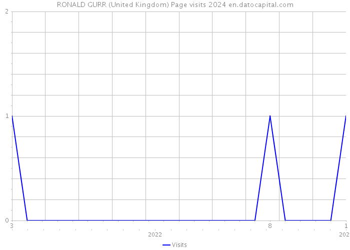 RONALD GURR (United Kingdom) Page visits 2024 
