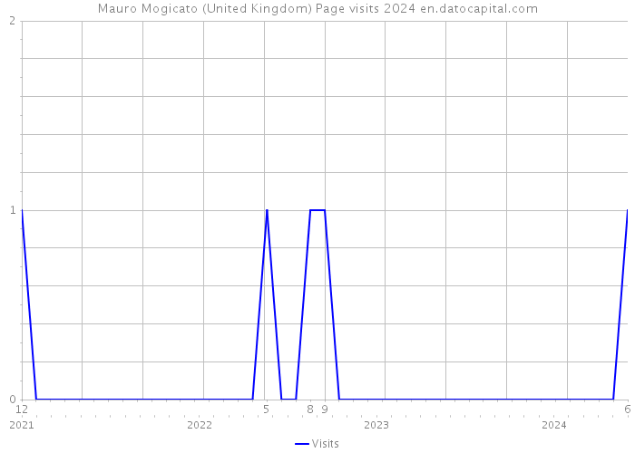 Mauro Mogicato (United Kingdom) Page visits 2024 