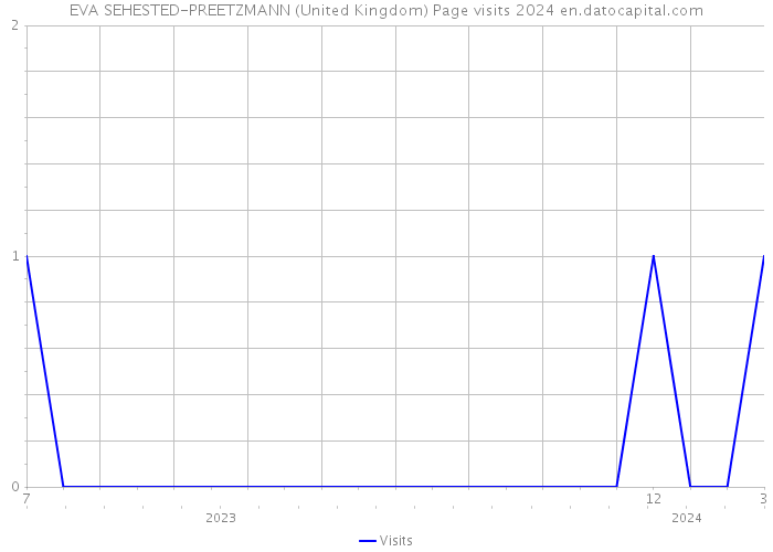 EVA SEHESTED-PREETZMANN (United Kingdom) Page visits 2024 