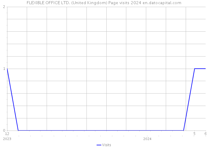 FLEXIBLE OFFICE LTD. (United Kingdom) Page visits 2024 