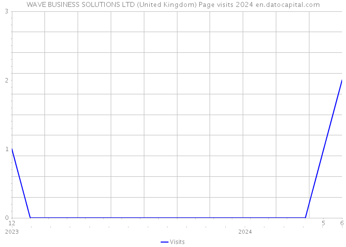 WAVE BUSINESS SOLUTIONS LTD (United Kingdom) Page visits 2024 