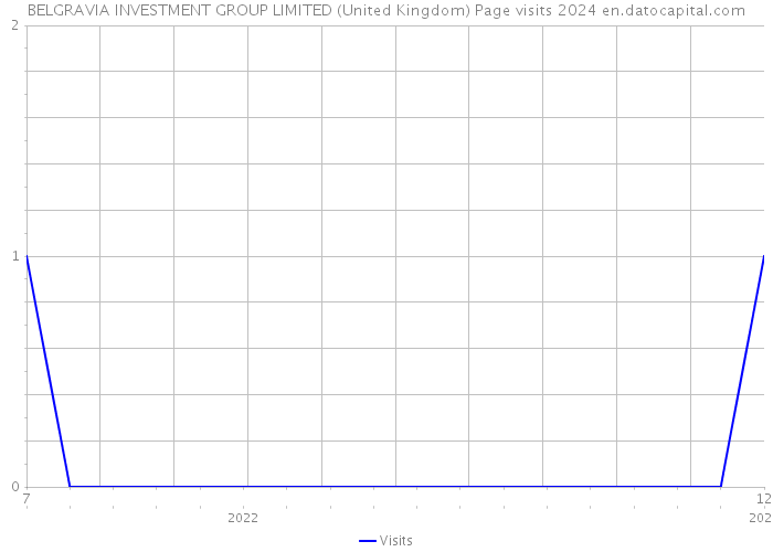 BELGRAVIA INVESTMENT GROUP LIMITED (United Kingdom) Page visits 2024 