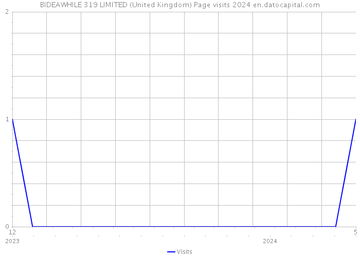 BIDEAWHILE 319 LIMITED (United Kingdom) Page visits 2024 