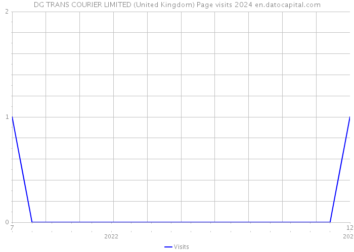 DG TRANS COURIER LIMITED (United Kingdom) Page visits 2024 