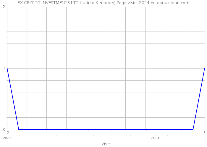 FX CRYPTO INVESTMENTS LTD (United Kingdom) Page visits 2024 