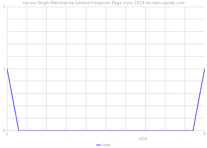 Gursev Singh Manchanda (United Kingdom) Page visits 2024 