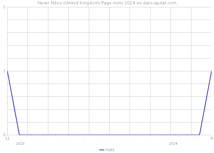 Never Ndou (United Kingdom) Page visits 2024 