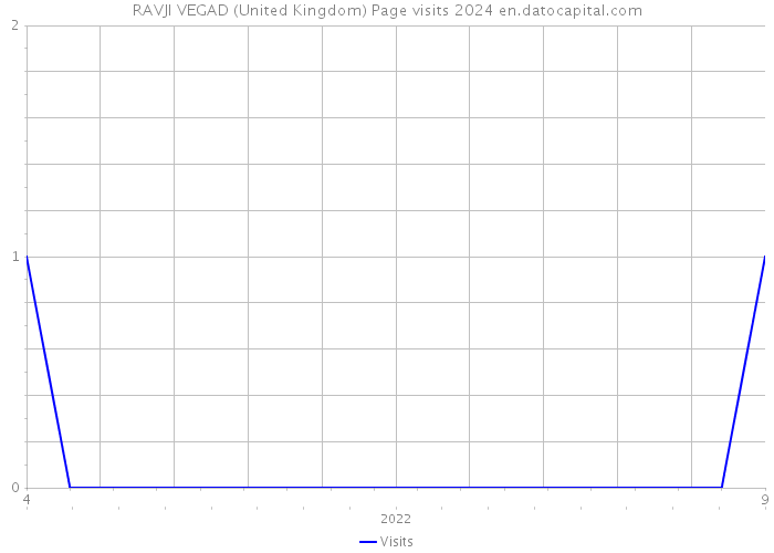 RAVJI VEGAD (United Kingdom) Page visits 2024 