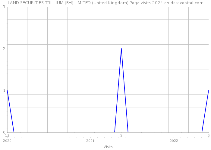 LAND SECURITIES TRILLIUM (BH) LIMITED (United Kingdom) Page visits 2024 