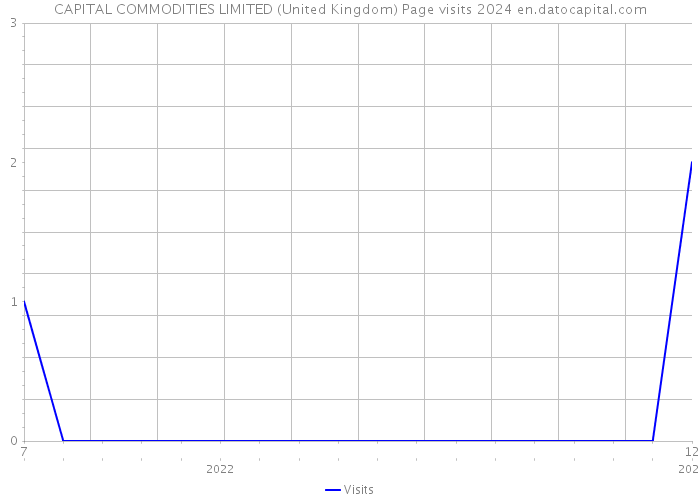CAPITAL COMMODITIES LIMITED (United Kingdom) Page visits 2024 