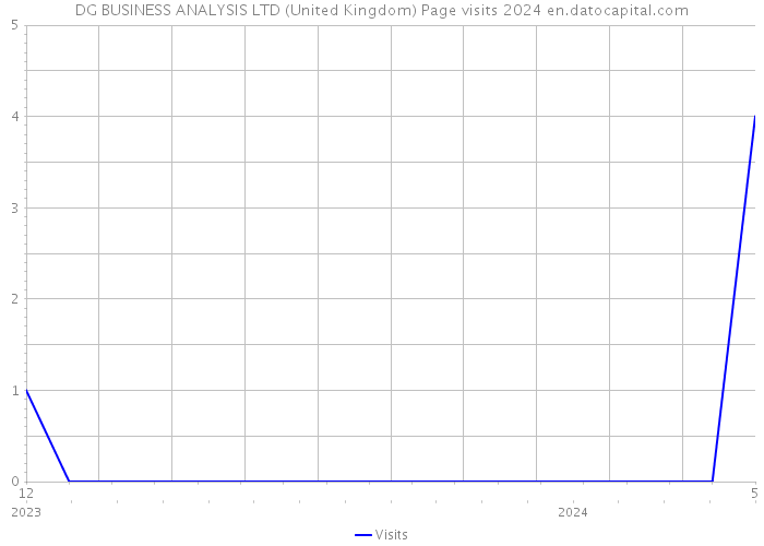 DG BUSINESS ANALYSIS LTD (United Kingdom) Page visits 2024 