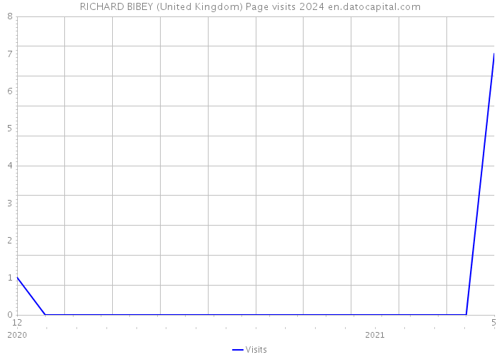 RICHARD BIBEY (United Kingdom) Page visits 2024 