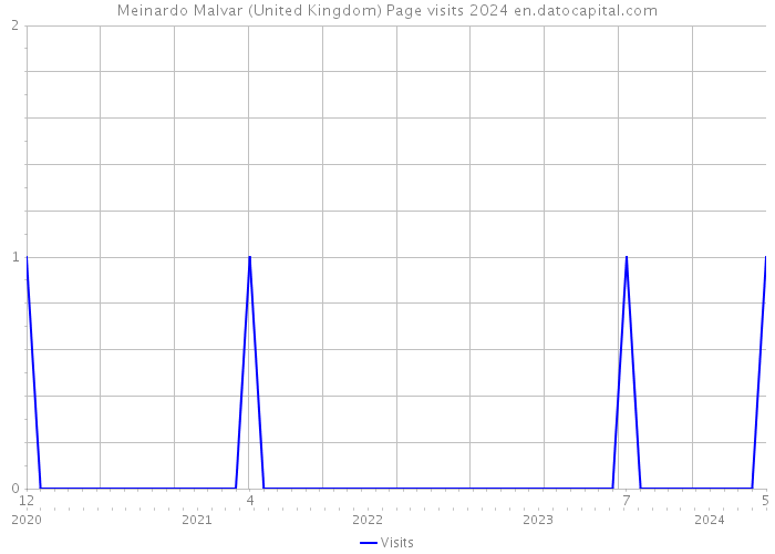 Meinardo Malvar (United Kingdom) Page visits 2024 