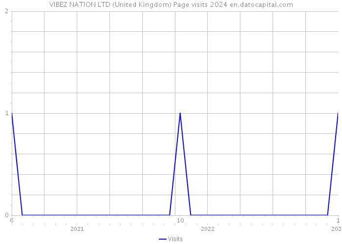 VIBEZ NATION LTD (United Kingdom) Page visits 2024 