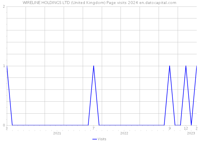 WIRELINE HOLDINGS LTD (United Kingdom) Page visits 2024 