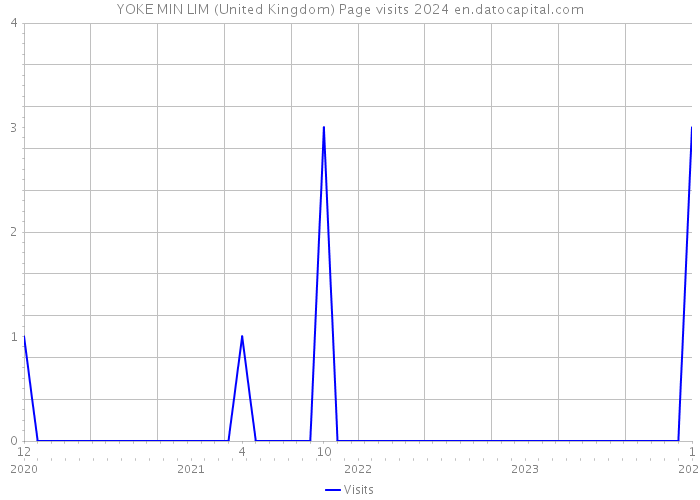 YOKE MIN LIM (United Kingdom) Page visits 2024 