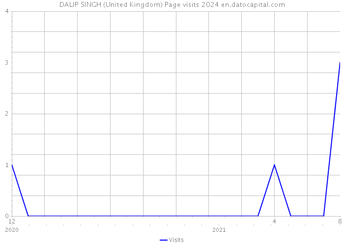 DALIP SINGH (United Kingdom) Page visits 2024 