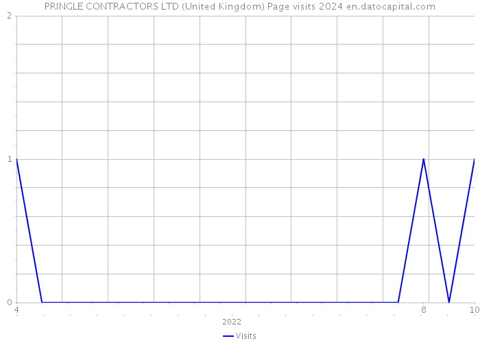 PRINGLE CONTRACTORS LTD (United Kingdom) Page visits 2024 