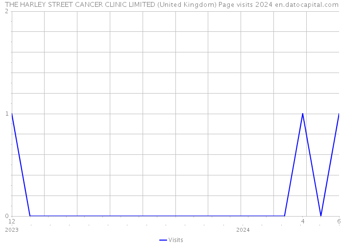 THE HARLEY STREET CANCER CLINIC LIMITED (United Kingdom) Page visits 2024 